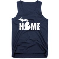 Michigan Home Mitten State Tank Top