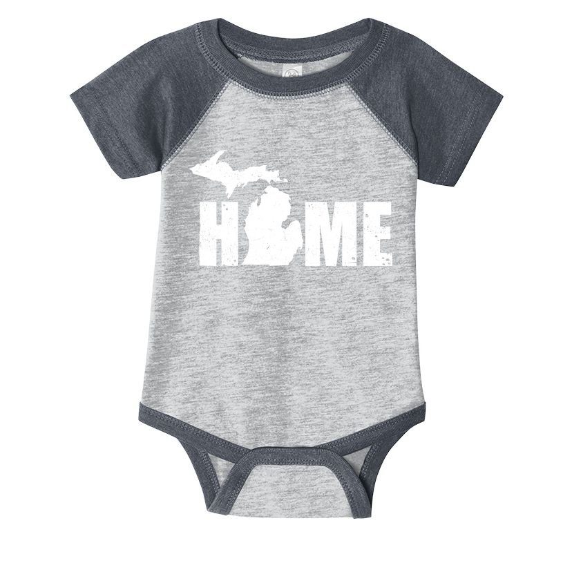 Michigan Home Mitten State Infant Baby Jersey Bodysuit