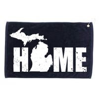 Michigan Home Mitten State Grommeted Golf Towel