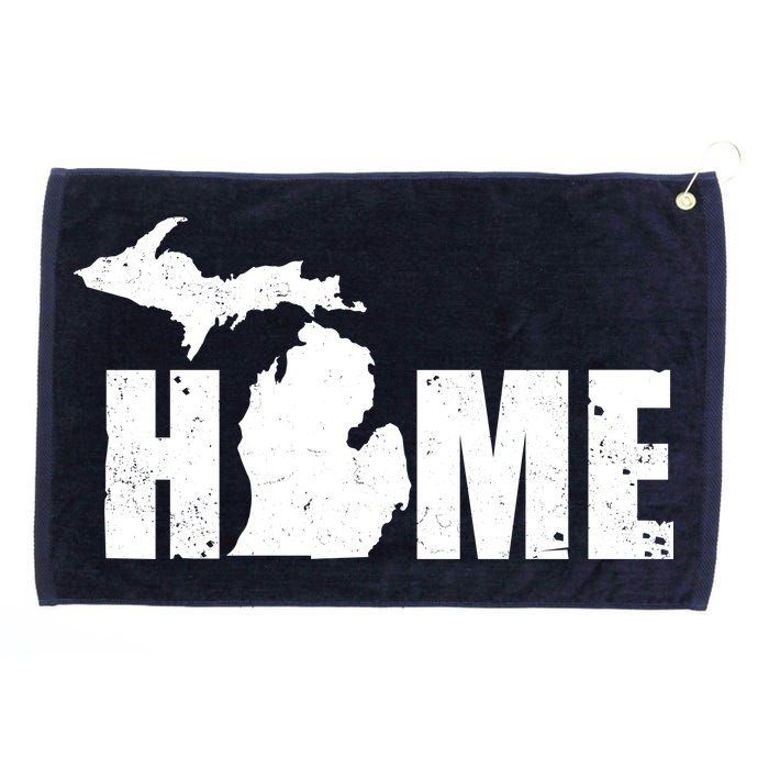 Michigan Home Mitten State Grommeted Golf Towel