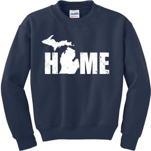 Michigan Home Mitten State Kids Sweatshirt