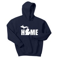 Michigan Home Mitten State Kids Hoodie