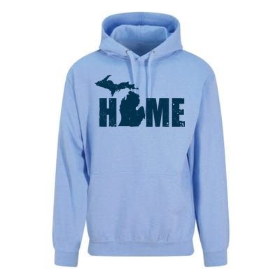 Michigan Home Mitten State Unisex Surf Hoodie