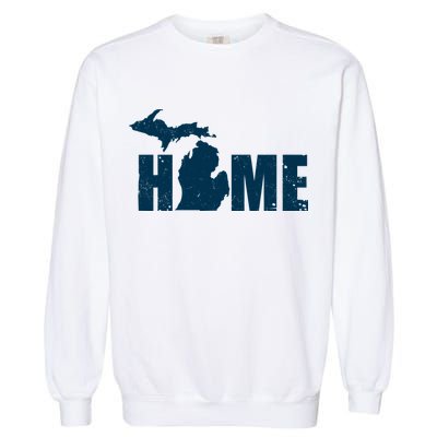 Michigan Home Mitten State Garment-Dyed Sweatshirt