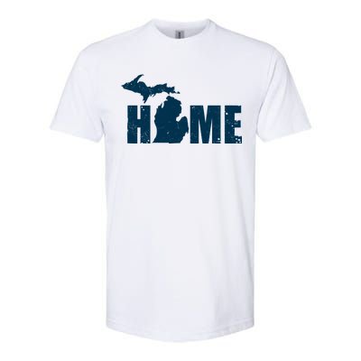 Michigan Home Mitten State Softstyle CVC T-Shirt