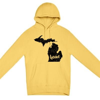 Michigan Home State Premium Pullover Hoodie