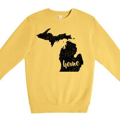 Michigan Home State Premium Crewneck Sweatshirt