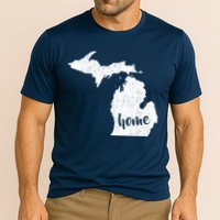 Michigan Home State Cooling Performance Crew T-Shirt