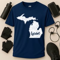 Michigan Home State Cooling Performance Crew T-Shirt