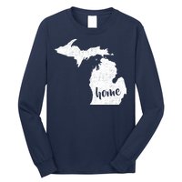 Michigan Home State Long Sleeve Shirt