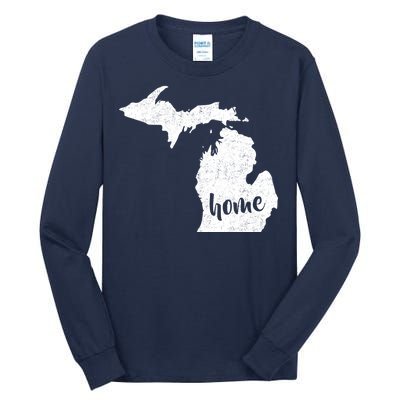 Michigan Home State Tall Long Sleeve T-Shirt