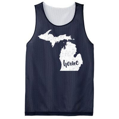 Michigan Home State Mesh Reversible Basketball Jersey Tank