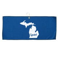 Michigan Home State Large Microfiber Waffle Golf Towel