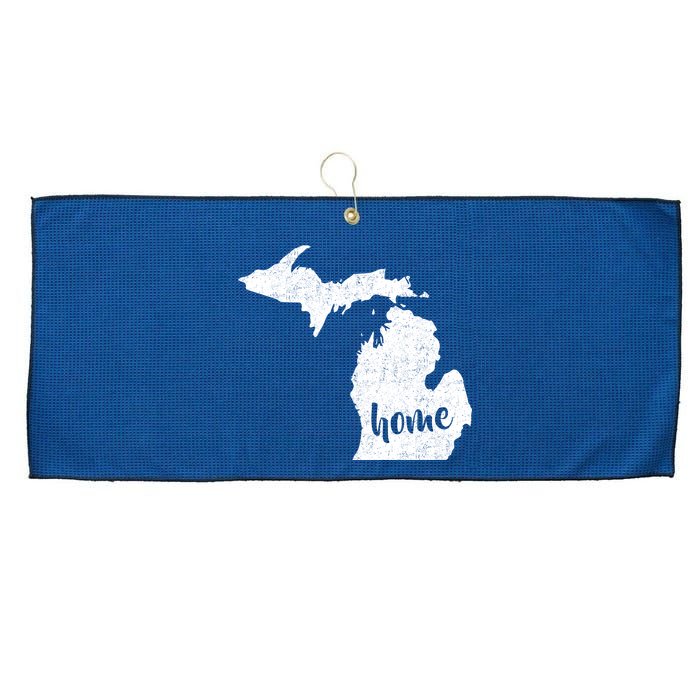 Michigan Home State Large Microfiber Waffle Golf Towel