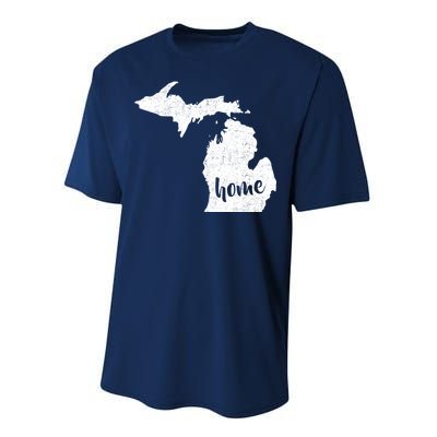 Michigan Home State Performance Sprint T-Shirt