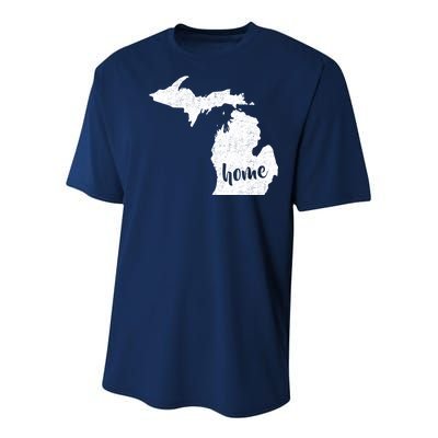 Michigan Home State Youth Performance Sprint T-Shirt