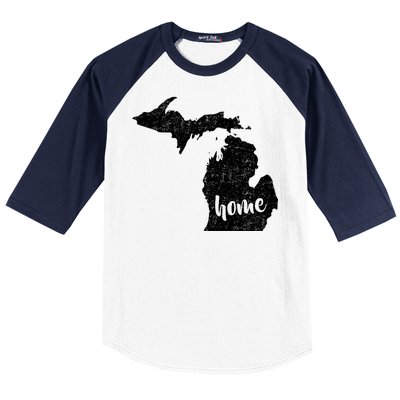 Michigan Home State Baseball Sleeve Shirt