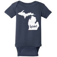 Michigan Home State Baby Bodysuit