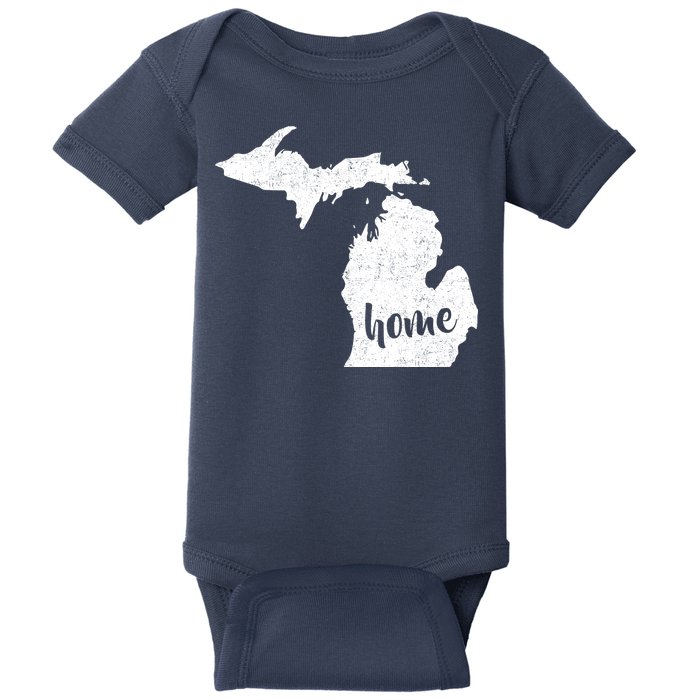 Michigan Home State Baby Bodysuit