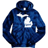 Michigan Home State Tie Dye Hoodie