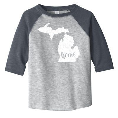 Michigan Home State Toddler Fine Jersey T-Shirt