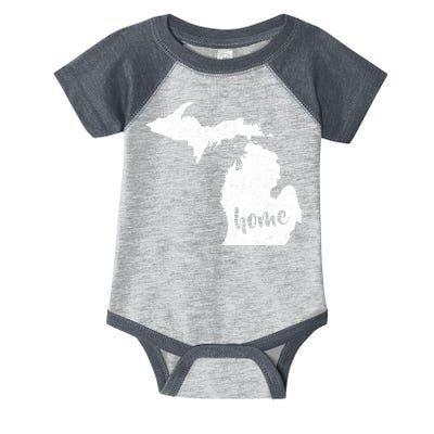 Michigan Home State Infant Baby Jersey Bodysuit