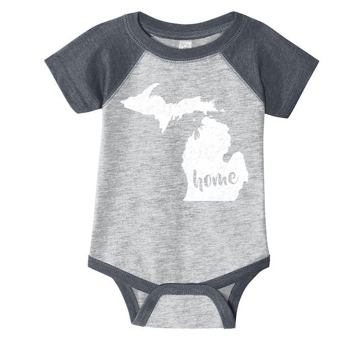 Michigan Home State Infant Baby Jersey Bodysuit