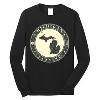 Michigan Lansing Retro Long Sleeve Shirt