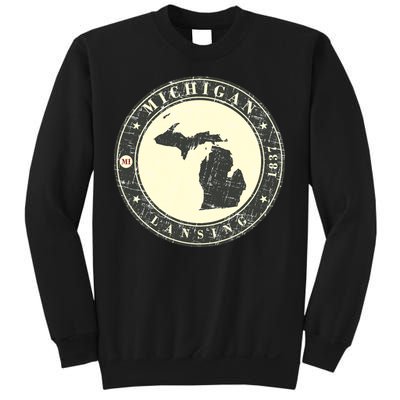 Michigan Lansing Retro Sweatshirt