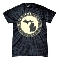 Michigan Lansing Retro Tie-Dye T-Shirt