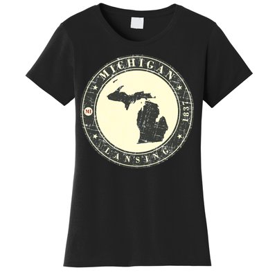 Michigan Lansing Retro Women's T-Shirt