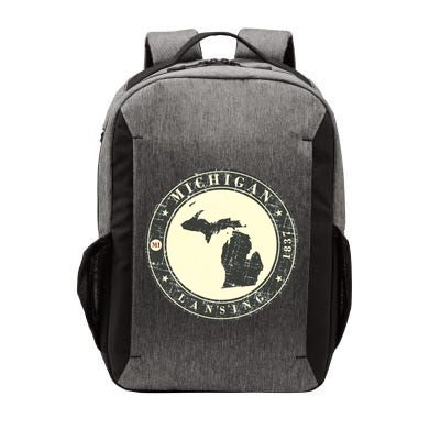 Michigan Lansing Retro Vector Backpack