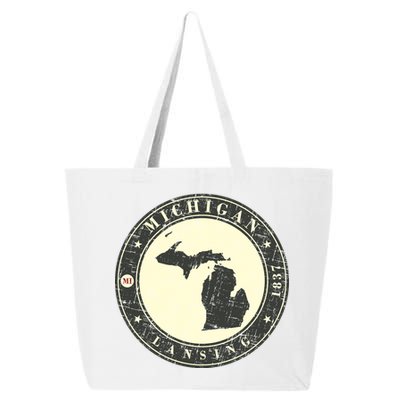 Michigan Lansing Retro 25L Jumbo Tote