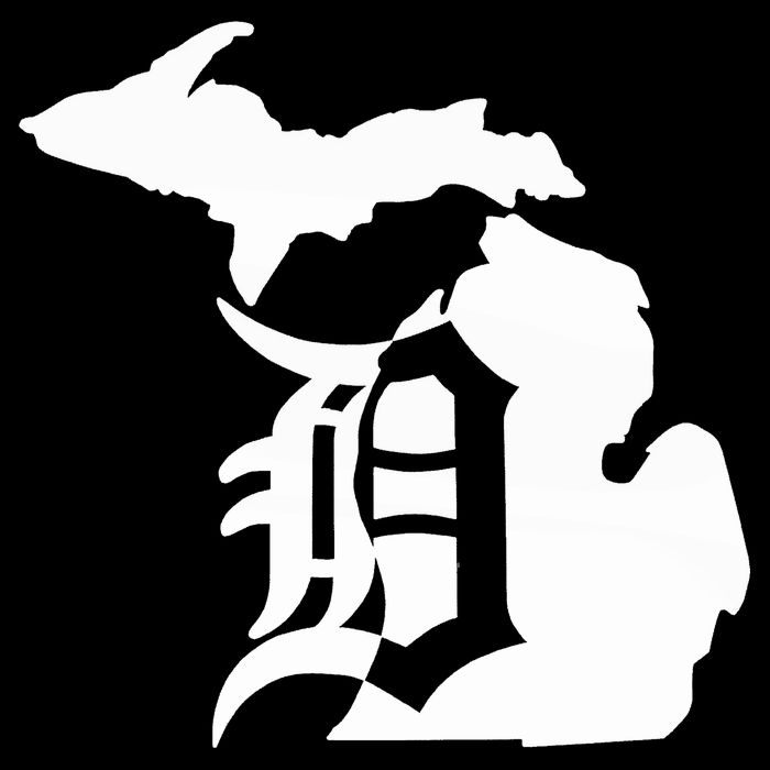 Michigan Mitten Old English D Detroit City Backpack