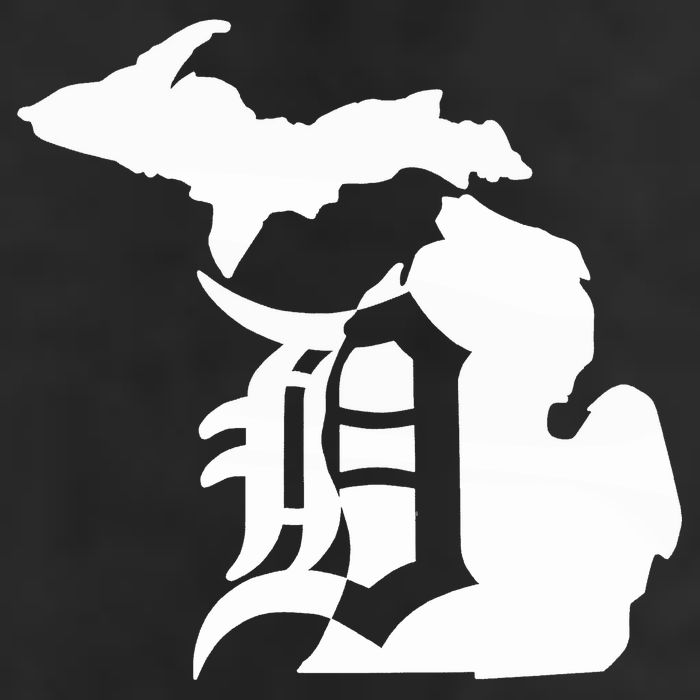Michigan Mitten Old English D Detroit 11oz C Handle Ceramic Mug