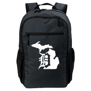 Michigan Mitten Old English D Detroit Daily Commute Backpack