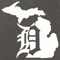 Michigan Mitten Old English D Detroit Cotton Canvas Backpack