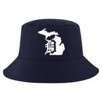 Michigan Mitten Old English D Detroit Cool Comfort Performance Bucket Hat