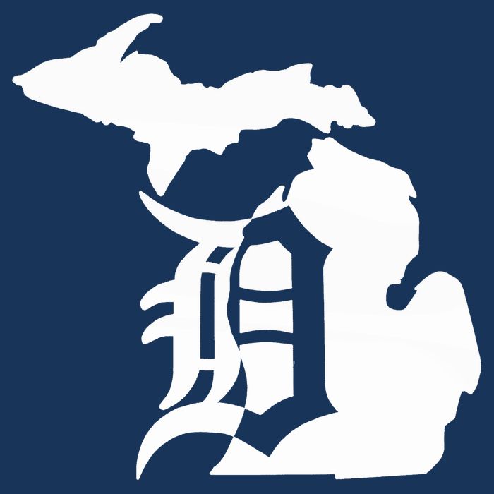 Michigan Mitten Old English D Detroit Cool Comfort Performance Bucket Hat