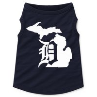 Michigan Mitten Old English D Detroit Doggie Tank