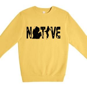 Michigan Native Premium Crewneck Sweatshirt