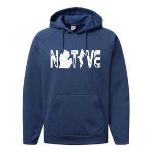 Michigan Native Performance Fleece Hoodie