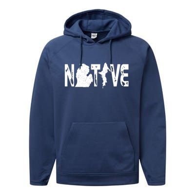 Michigan Native Performance Fleece Hoodie