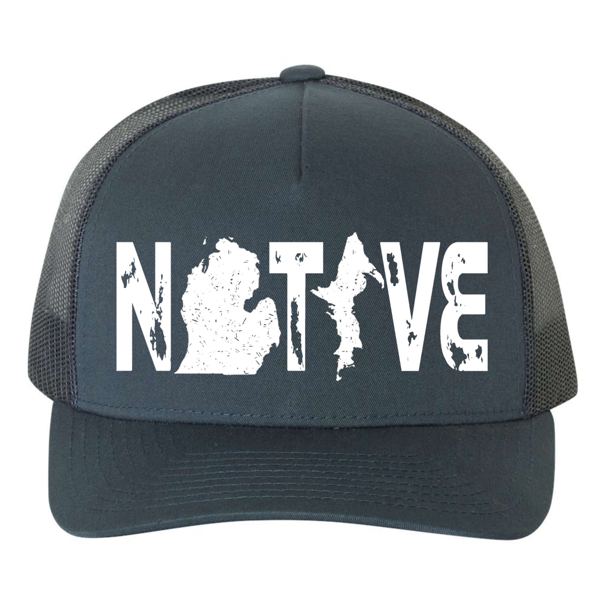 Michigan Native Yupoong Adult 5-Panel Trucker Hat