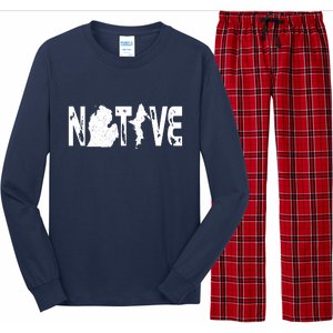 Michigan Native Long Sleeve Pajama Set