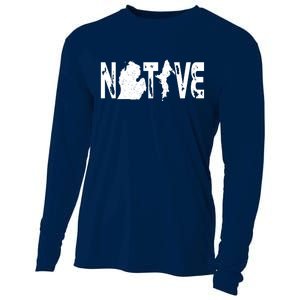 Michigan Native Cooling Performance Long Sleeve Crew