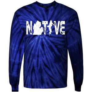 Michigan Native Tie-Dye Long Sleeve Shirt