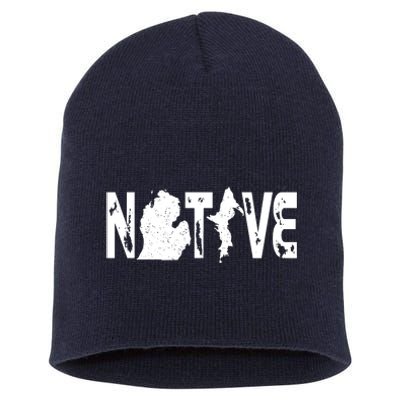 Michigan Native Short Acrylic Beanie