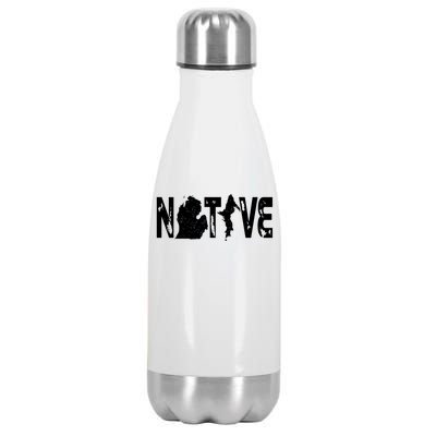 Michigan Native Stainless Steel Insulated Water Bottle