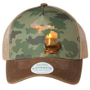 Michigan Sunset Lake Legacy Tie Dye Trucker Hat